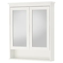 IKEA HEMNES Шафа з дзеркалом і дверима, білий (402.176.77)