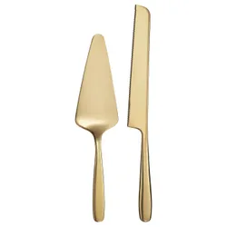IKEA TILLAGD(206.059.61) Установите для подачи блюд, 2 шт., латунный цвет