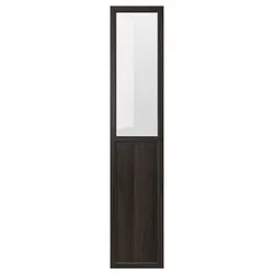 IKEA OXBERG(404.929.01) панельные/стеклянные двери, имитация темно-коричневого цвета дуб