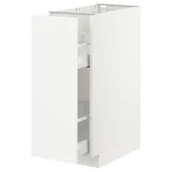 IKEA METOD(692.875.23) нижня шафа / висувні внутрішні кріплення, білий / Veddinge білий