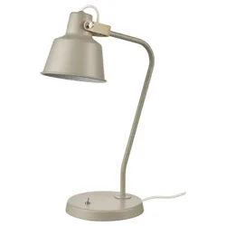 IKEA SJÖMAKT(905.956.66) настольная лампа, бежевый/пепел
