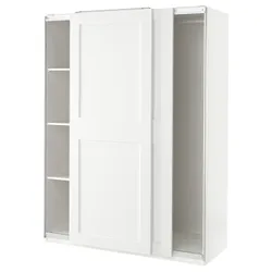 IKEA PAX / GRIMO(394.297.79) гардероб, білий/білий