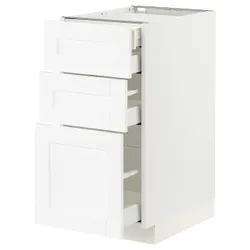 IKEA METOD / MAXIMERA(894.733.88) sz stj 3fr / 2n / wed / w szu, Enköping білий / ефект білого дерева