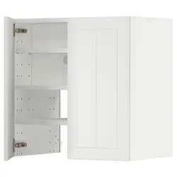 IKEA METOD(195.052.84) шкаф с вытяжкой и полкой/дверью, белый/Stensund белый