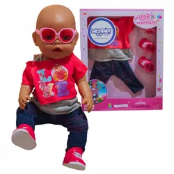 НАБІР МОДНИЙ ОДЯГ ДЛЯ ляльки LOVE, ОЧКИ, ВЗУТТЯ, 43-46 см WOOPIE