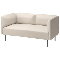 IKEA LILLEHEM(194.712.79) Модульный диван, 2 человека, Висл/Бежевый металл