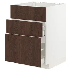 IKEA METOD / MAXIMERA(494.044.53) одна штука от злотых + 3 штуки / 2 штуки, белый / синарп коричневый