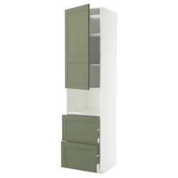 IKEA METOD / MAXIMERA(295.175.78) в дверях для микроавторов/2 толчка, Biały/Axstad Greya -green