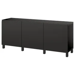 IKEA BESTÅ(095.693.42) Комбинация с дверями, Czarnybrowz/Hammarmed/Stubbarp Anthracite