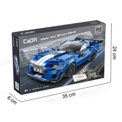 Конструктор гоночний автомобіль з дистанційним керуванням CADA BLOCKS BLUE KNIGHT 325 деталей