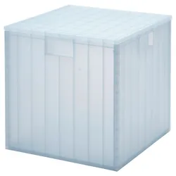 IKEA PANSARTAX(405.150.21) контейнер з кришкою, прозорий сіро-блакитний