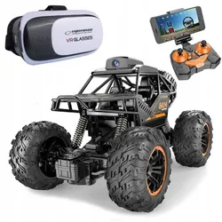 АВТОМОБІЛЬ RC ROCK CRAWLER АВТО НА ДИСТАНЦІЙНОМУ УПРАВЛІННІ З ЖИВОЮ WIFI КАМЕРОЮ + ОЧКИ VR