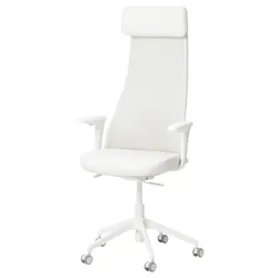IKEA JÄRVFJÄLLET(405.218.52) офисный стул с подлокотниками, бабушка белый