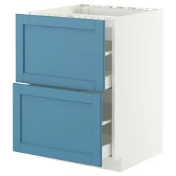 IKEA METOD / MAXIMERA(396.009.54) Sza St Pł/2FR/2SZU, Biały/Lerhyttan Blue