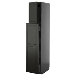 IKEA METOD / KNIVSHULT(695.883.85) SZA WYSIE Z 1DRZ/4SZU, Чорна Чорна