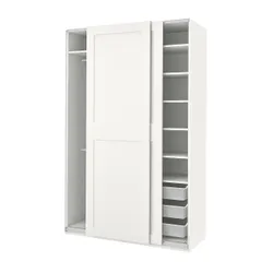 IKEA PAX / GRIMO(595.023.73) Гардероб, белый/белый