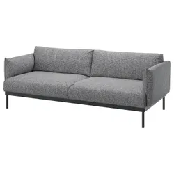 IKEA ÄPPLARYD (705.062.37) 3-місний диван, Лейде сіро-чорне
