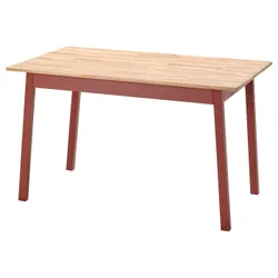 IKEA PINNTORP(405.294.62) стол, светло-коричневое/красное пятно