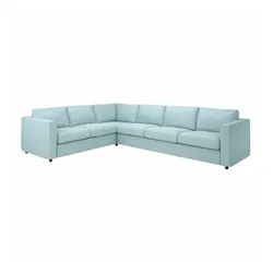 IKEA VIMLE (193.996.84) 5-місний кутовий диван, Саксемара світло-блакитна