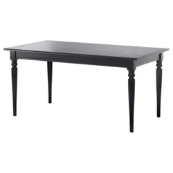 IKEA INGATORP (902.224.07) Раздвижной стол, черный