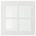 IKEA STENSUND  Стеклянная дверь, белый (104.505.87)