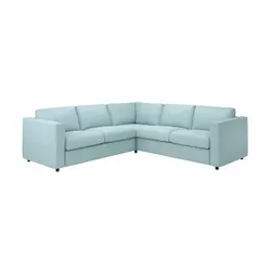 IKEA VIMLE (293.995.13) 4-местный угловой диван, Саксемара светло-голубая