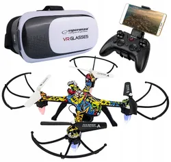 ДРОН З Wi-Fi КАМЕРОЮ + VR-ОКУЛЬНИКИ ЖИВИЙ ПЕРЕГЛЯД
