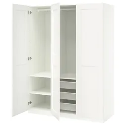 IKEA PAX / GRIMO(995.753.48) комбинация гардероба, белый/белый