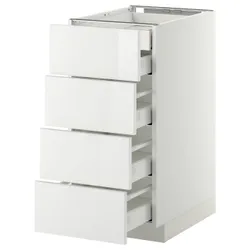 IKEA METOD / MAXIMERA(999.116.89) sz stj 4fr / 2n / 3wd, білий / Ringhult білий