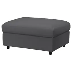 IKEA VIMLE (393.925.92) подставка для ног с местом для хранения, Халларп серый