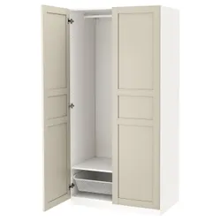 IKEA PAX / FLISBERGET(694.803.04) Гардероб, белый/легкий бежевый