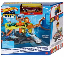 Набор для мойки автомобилей Hot Wheels Rally + автомобиль HDR27
