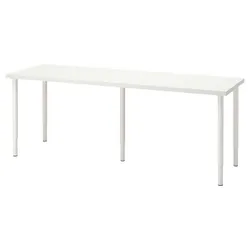 IKEA LAGKAPTEN / OLOV(594.175.82) стол письменный, белый