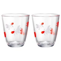 IKEA FÖSSTA(006.132.93) скло, золота рибка