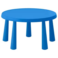 IKEA MAMMUT (903.651.80) Дитячий стіл, синій