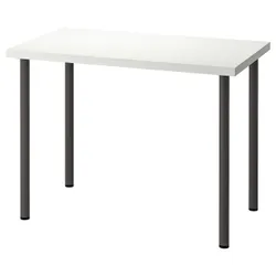 IKEA LINNMON / ADILS(194.161.84) стол письменный, белый / темно-серый