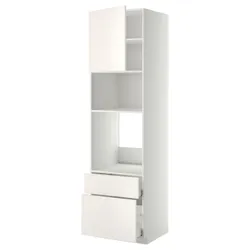 IKEA METOD / MAXIMERA(394.602.65) в сз д пиріг / мікр з дрз / 2 сзу, білий/Veddinge білий