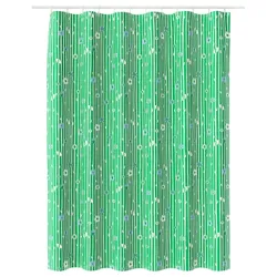 IKEA BOLLBUDDLEJA(306.099.25) Занавеска для душа, Зеленый/цветочный рисунок