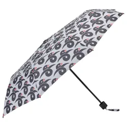 IKEA KNALLA(405.176.33) зонтик, узор с птицами / белый