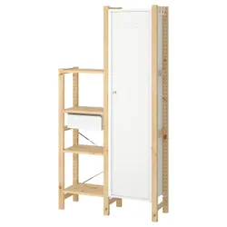 IKEA IVAR(992.482.19) 2 секції/полиці/шафа, сосна / біла